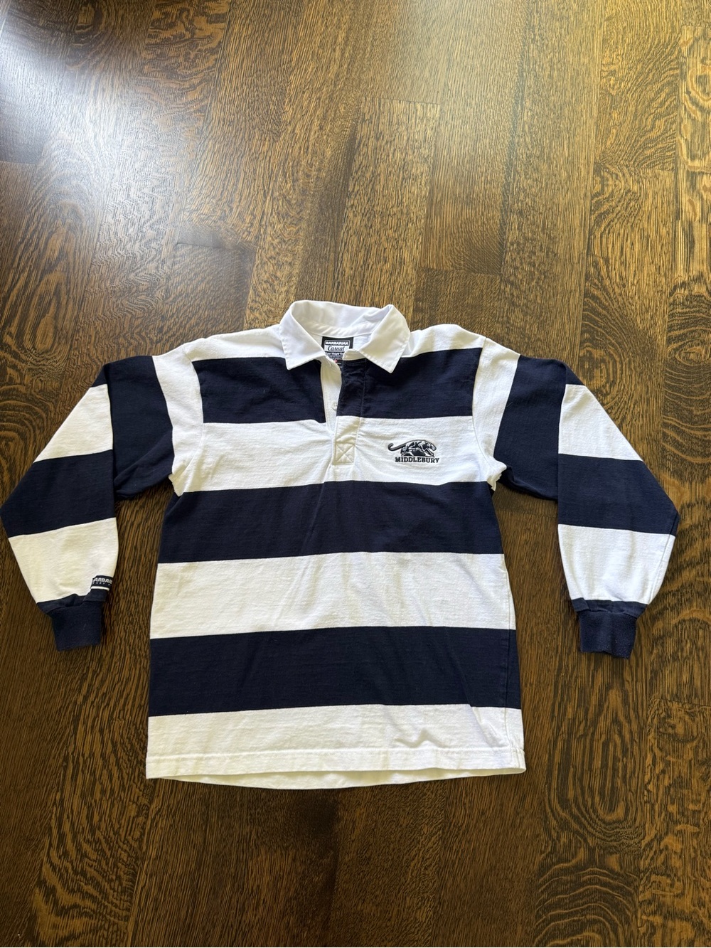 Barbarian Rugby Wear Middlebury College Striped Rugby Shirt Men’s S